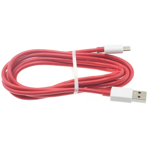 Red 6ft USBC Cable for Motorola Moto E (2020) Phone