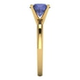 thumbnail image 3 of Clara Pucci 14K Yellow Gold 1.5ct Tanzanite Solitaire Ring for Women, 3 of 8