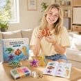 thumbnail image 4 of 3D Beaded Ocean Animals DIY Kit - 4-Piece Sea Creature Bead Art Set (Clownfish, Sea Turtle, Seahorse, Starfish) - Pastel Bead Kit with Thread & Tools for Kids & Adults - Home Decor & Gift, 4 of 7