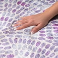 thumbnail image 3 of Addison Rugs Dream Shag Premium Machine Washable Transitional Dot Arches Purple Rectangle Rug, 8' x 10', 3 of 8