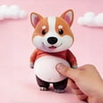 thumbnail image 4 of WEGFTDUOP A Cute Stress-relief Toy Of A Shiba Inu With A Squeezable Belly Doubles As A Car Collision Sticker., 4 of 5