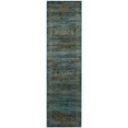 thumbnail image 1 of Safavieh Serenity 2'3" X 8' Tapis à la Main en Turquoise et Or, 1 of 3