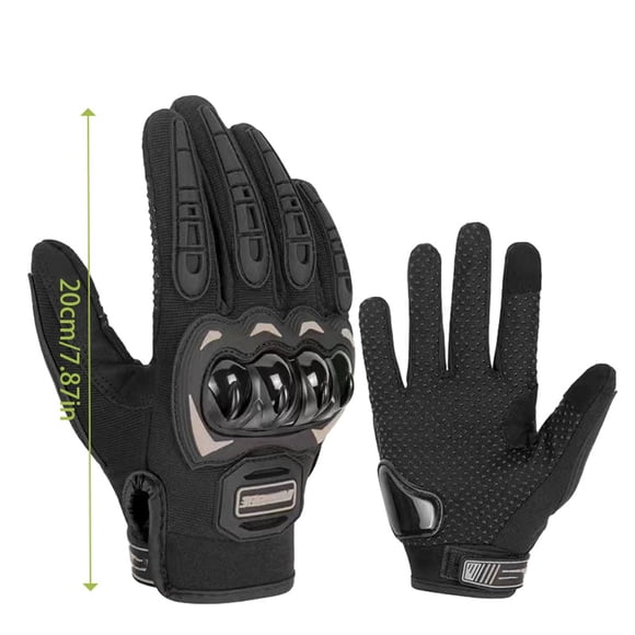 JJKBVCLO Breathable Protective Motorcycle Gloves For Outdoor Sports Full Finger Touchscreen Slip Riding Gloves