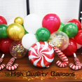 thumbnail image 3 of NETSENG Christmas Balloons Garland Arch Kit - Red Green Gold Confetti Balloons with Candy Mylar Balloons, 101 Pack, 3 of 6