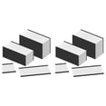 thumbnail image 1 of Portaetiquetas Magnéticos Portaetiquetas de Canal C de 4 X 2 Pulgadas con Protectores de Plástico Transparente e Inserciones de Papel 60 Juegos, 1 of 5