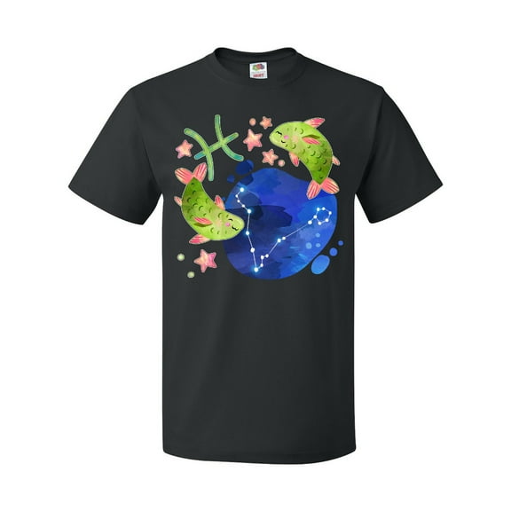 Inktastic Pisces Constellation Zodiac Sign Illustration T-Shirt