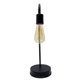 thumbnail image 3 of Lámpara De Mesa Industrial Cityluz E27 Led Metal Negra 46cm, 3 of 6