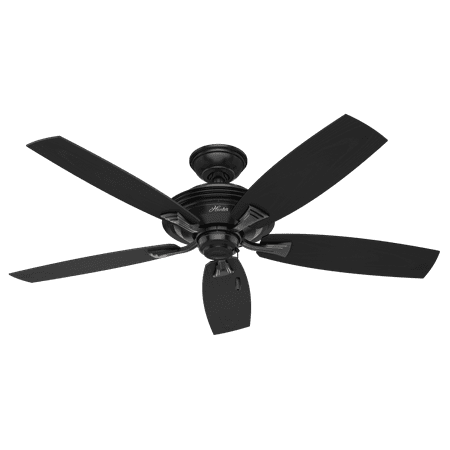 Hunter 52 Rainsford Matte Black Ceiling Fan With Pull Chain