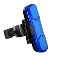 thumbnail image 3 of Advancent Luz trasera delantera recargable USB para bicicleta, de litio, luz LED trasera para bicicleta, luz para casco de ciclismo, Ciclismo Azul Hebilla, 3 of 6