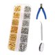 thumbnail image 1 of de de crimpado para hacer joyas Tubo de crimpado de perlas Hallazgos Suministros Alicates de crimpado de Colores para , 12 rejillas Sunnimix Cuentas de crimpado, 1 of 8