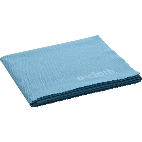 E-Cloth Glass & Polishing Cloths, Premium Microfiber Glass Cleaner, Great for Windows, Glass and Mirrors, Washable and Reusable, 100 Wash Guarantee, Alaskan Blue, 1 Pack