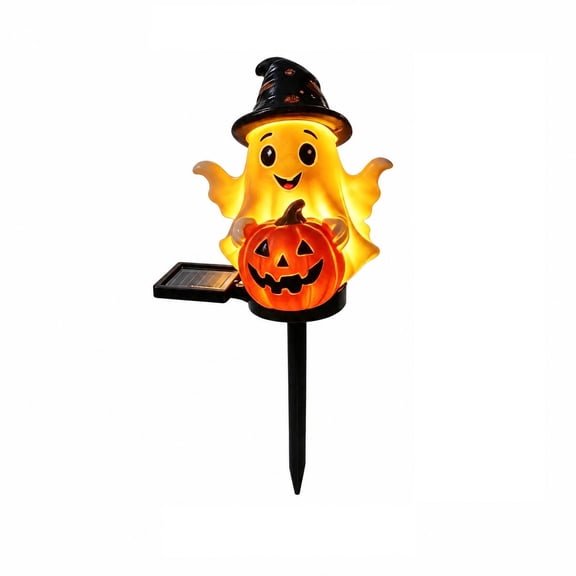 Halloween Solar Lights Outdoor Spooky Set LED Decorations, Waterproof Yard Art Decorative Stakes for Lawn Patio Graveyard Party