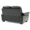 thumbnail image 2 of Glory Furniture Marta Faux Leather Loveseat in Black, 2 of 4