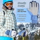 thumbnail image 4 of Guantes de Invierno Impermeables para Niños MoKo con Puños Elásticos Azules Talla M, 4 of 7
