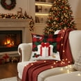 thumbnail image 6 of Darzheoy Christmas Pillow Cover 18x18 Inches Decorative Pillow Case Soft Fabric Hidden Zipper for Sofa Chair Living Room Holiday Decor, 6 of 6