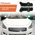 thumbnail image 3 of Soporte de parachoques delantero Unique Bargains para Nissan Maxima Sedan 2009-2015 No.62220-9N00A/62221-9N00A delantero izquierdo derecho 1 par, 3 of 7