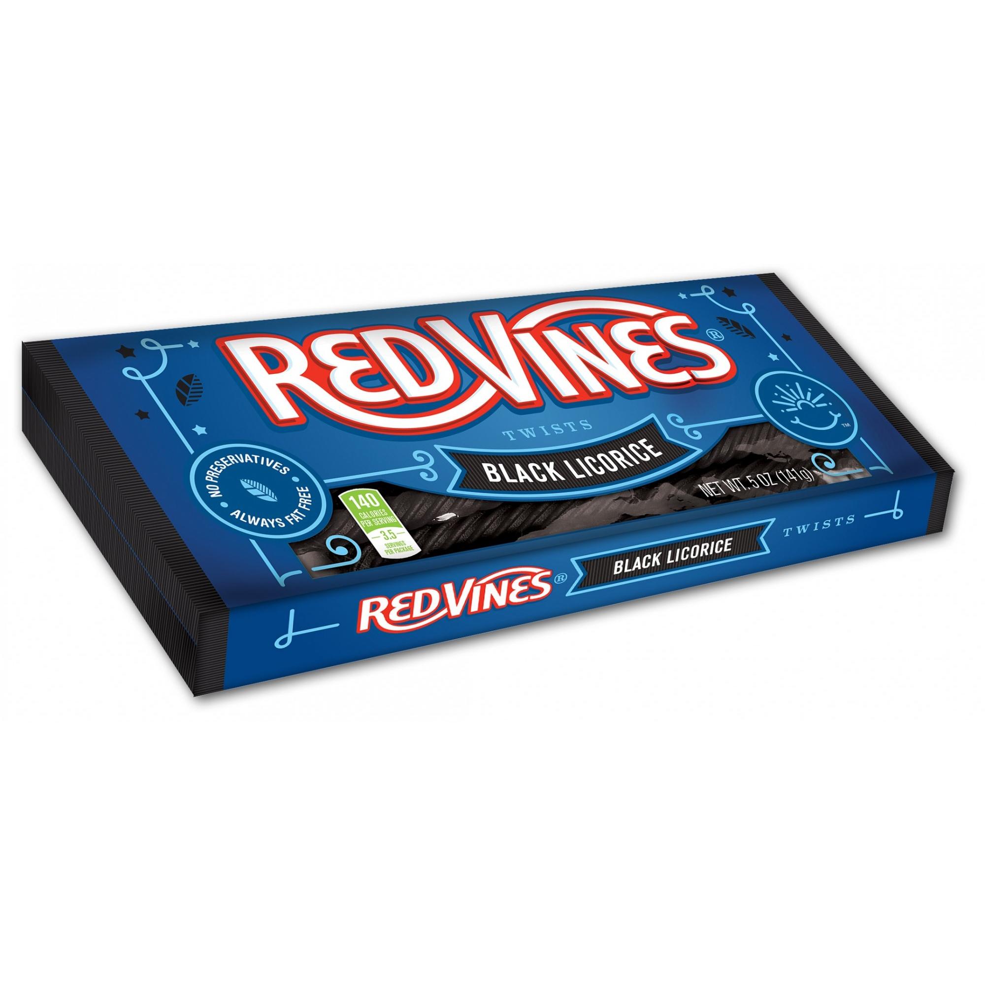 Red Vines Black Licorice Twists, 5 Oz.