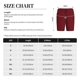 thumbnail image 3 of Fotbe Burgundy Floral Pantalones Cortos de Pijama para Hombre, Ropa de Dormir, Pantalones de Pijama Cortos para Hombre-XX-Large, 3 of 6