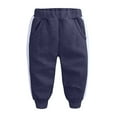 thumbnail image 3 of Boys Elastic Waist Jogger Lined Sweatpants with Pockets for Casual Athletic Wear and Winter Workout Comfort, 3 of 9