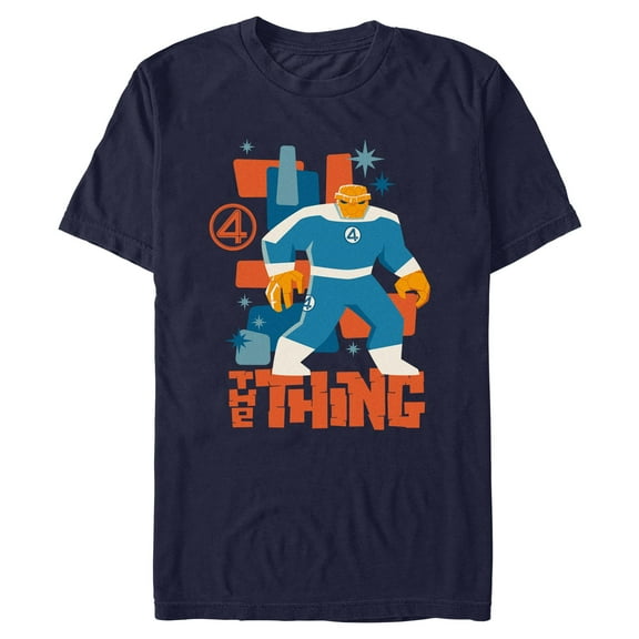 Mens The Fantastic Four: First Steps Retro the Thing T Shirt