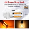 thumbnail image 2 of 4Pcs Amber 3157 3457 3057 Signal 33SMD Backup Reverse Tail Turn LED Light Bulb, 2 of 6