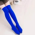 thumbnail image 3 of Chaussettes de Robe pour Filles, Chaussettes de Danse Mi-Mollet Unies pour Enfants Jusqu'aux Genoux, 3 of 4