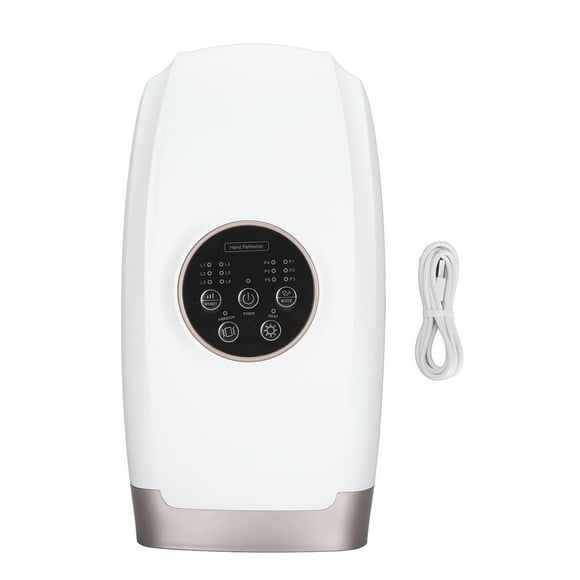 Masajeador de manos con calefacción eléctrica, recargable por USB, máquina relajante y rejuvenecedora para el cuidado de las palmas para mujeres