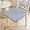 Gray, variant on 1 PCS Square Chair Cushions for Dining Chairs, 40x40cm High Memory Foam Seat Cushions Non-Slip Washable Pad Soft Fluffy Chair Pads with Removable Cover for Home Office School Restaurant