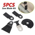 thumbnail image 4 of Oscillating Saw Blade, Incisive Oscillate Saws Blades 5Pcs Accurate  For Plastic, 4 of 8