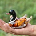 thumbnail image 5 of Miniature Glass Duck Figure Animal Miniature Figurines Handmade Duck Statue, 5 of 12