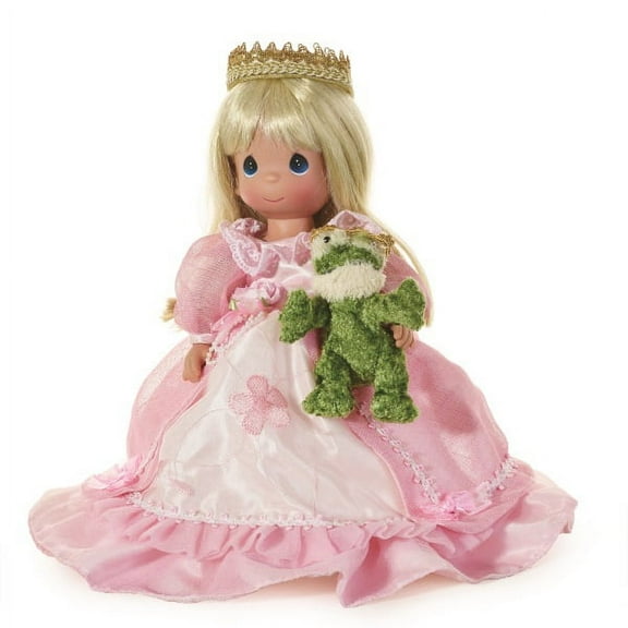 Precious Moments How Many Frogs Must I Kiss? Blonde 12" Doll #6620