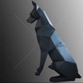 thumbnail image 3 of ShenMo 1pcs Doberman DIY Kit 68cm Modèle Animal Abstrait Décor à la Maison 3D Origami Papier Trophée 3D Puzzle Papier Sculpture, 3 of 5