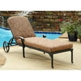 thumbnail image 1 of Homestyles Capri Aluminum Outdoor Chaise Lounge in Charcoal, 1 of 5