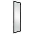 Mainstays OverTheDoor Mirror with hardware, 14.25IN X 50.25IN, Black