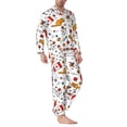 thumbnail image 2 of Sikiie Canada Day Mens Pajama Set, Soft Warm Long Sleeve Sleepwear, Cozy Button-Down Pjs for Men-X-Large, 2 of 7