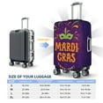 thumbnail image 5 of Goofa Mardi Gras2 Pattern Luggage Covers For Suitcase,Suitcase Cover Protector Fit 18-32 Inch Luggage-Large, 5 of 9