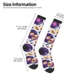 thumbnail image 2 of Naloa record rock Skull star Thigh High Socks Extra Long Stretchy Sock Women Over Knee High Opaque Stocking Daily Wear, 2 of 6