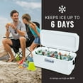 thumbnail image 2 of Coleman 316 Series 150-Quart Marine Hard Ice Chest Cooler, White, 2 of 6