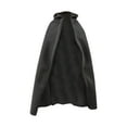 thumbnail image 1 of Capa con capucha para hombre, escala 1/6, capa de caballero medieval, elegante disfraz para muñecos masculinos de 12 pulgadas Negro, 1 of 9