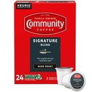 Community Coffee Signature Blend Dark Roast 24 ct Single Serve Keurig K-Cup Pods