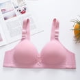 thumbnail image 4 of Eashery Womens Bras Solid Comfortable Women Underwear Pink 44, 4 of 5