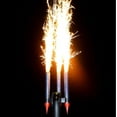 thumbnail image 2 of PartyCandles Big Birthday Cake Sparklers, Silver, 2 of 3