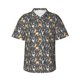 thumbnail image 1 of Fotbe Bulldog Print Camisa Hawaiana para Hombre Unisex – Camisa Casual de Verano con Botones de Manga Corta de Algodón y Lino,3X-Large, 1 of 7
