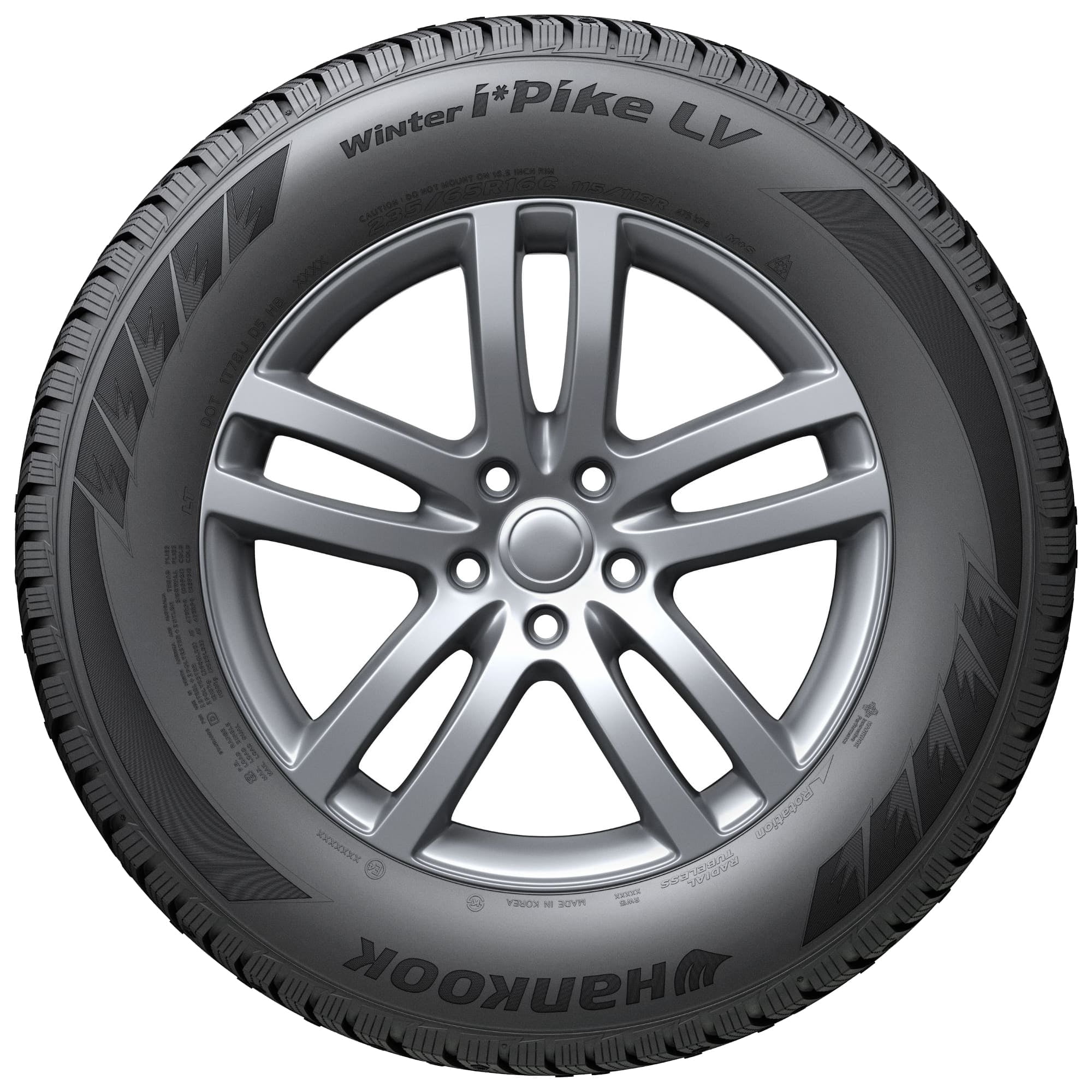 Hankook Winter i*Pike LV (RW15) Winter 225/75R16C 121/120R E Light Truck Tire