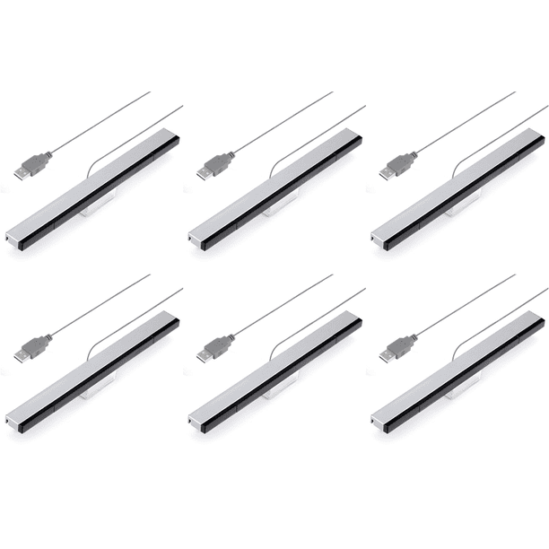 Barra Sensores Reemplazo USB Remotos Infra Wi para Wii/Wii U Rojo