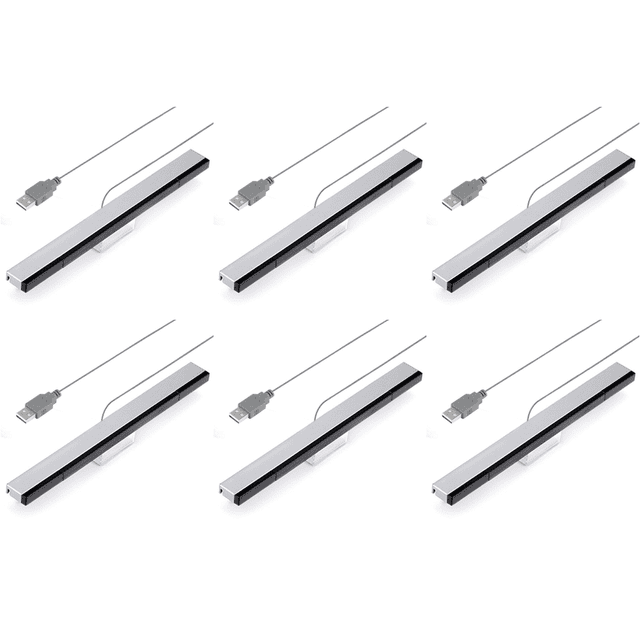 Barra Sensores Reemplazo USB Remotos Infra Wi para Wii/Wii U Rojo