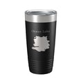 thumbnail image 1 of Ocean Lake Map Tumbler Travel Mug Insulated Laser Engraved Coffee Cup Wyoming 20 oz Black, 1 of 5
