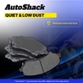 thumbnail image 5 of AutoShack Rear Ceramic Brake Pad Set for Ford & Lincoln, Fusion 2013-2020 Escape 2020-2023 Bronco Sport 2021-2024 Maverick 2022-2024 Corsair 2020-2023, AWD FWD L3 1.5L L4 1.5L 2.0L 2.3L 2.5L, 5 of 5