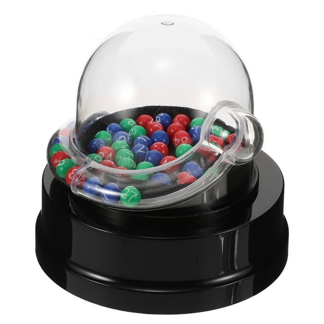 Ensemble de Machine à Choisir les Numéros Mini Machine à Loto Électrique Jouet de Fête pour Jeu de Loterie