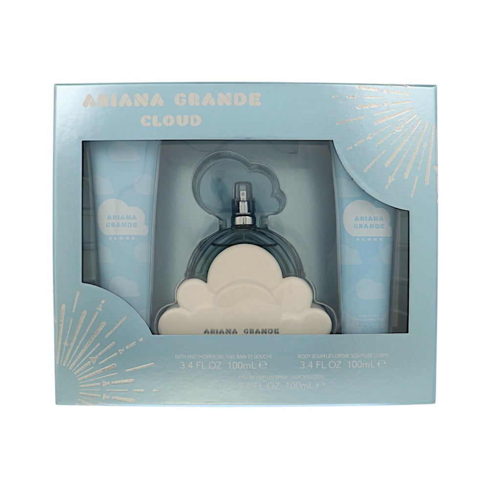 Ariana Grande Cloud Perfume, 3 Piece Gift Set for Women, Includes
